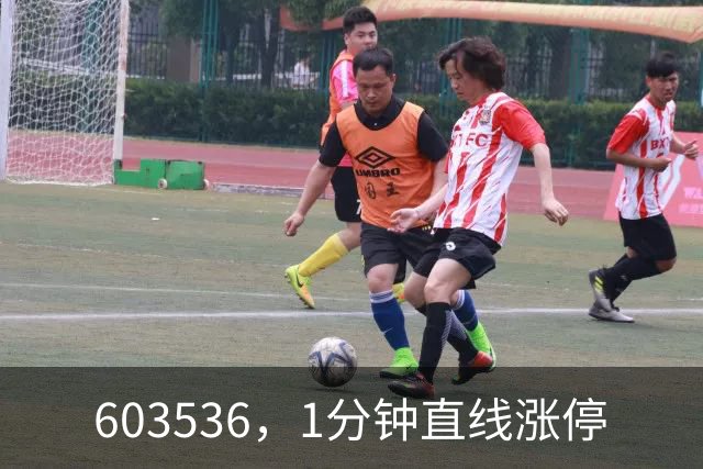 603536，1分钟直线涨停